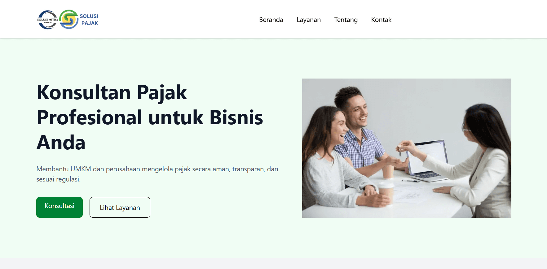 Website Solusi Pajak Konsultan